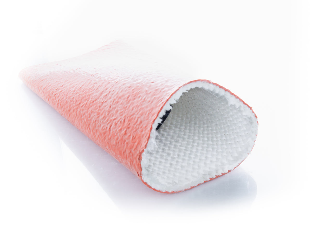 Silicone Fiberglass Coated Sleeve; 1/2